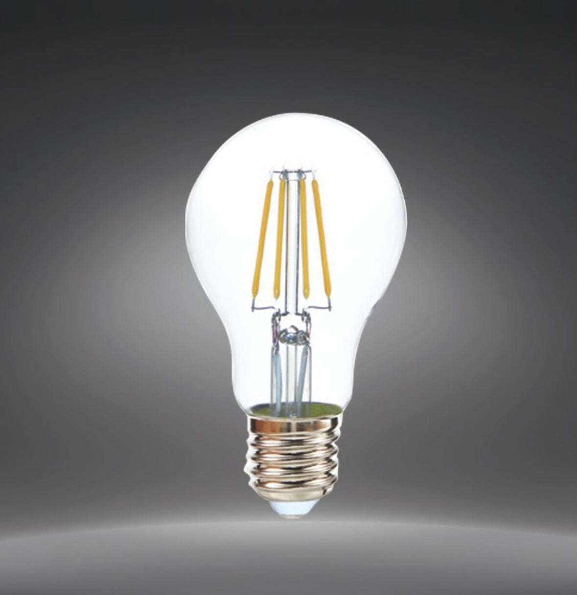 Lampadine LED E27 A60 4W, Confezione da 5 Pezzi, 440LM, 3000K/4000K/6500K, Lampadine in Vetro Trasparente, Luce a 360°, Basso Consumo Energetico, Modello A60-T4