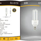 Lampadine LED E14 6W, Confezione da 6 Pezzi, 540LM, Luce Calda 3000K / Naturale 4000K / Fredda 6500K, Mini Lampadina LED E14, Emissione 360°, CRI>80, Basso Consumo Energetico, Modelli 3U-01T