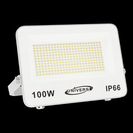 Faro LED Esterno CCT IP66 – 10W/20W/30W/50W/100W/200W – Selettore 3000K-4000K-6500K – Faretto LED da Esterno in Alluminio, Bianco o Grigio FT01