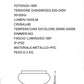 TEKHOME PLAFONIERA LED 230mm, 18W, CCT 3000K-6500K, Copertura Latte, Selettore a Tre Colori, Non Dimmerabile C01-18-3C