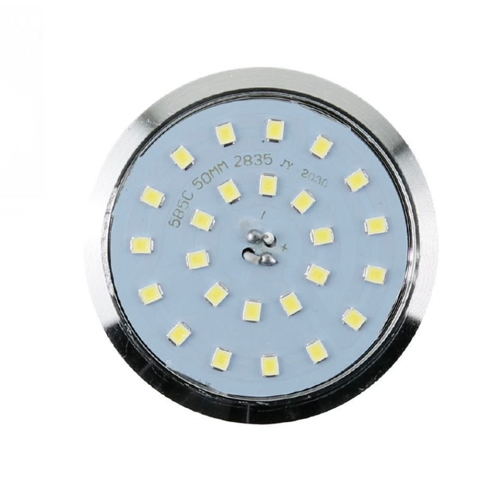 Modulo LED G4 Rotondo 24W, Kit da 5 Pezzi, AC 180-265V, 500LM, 3000K Luce Calda, Angolo 180°, Scheda LED di Ricambio per Plafoniere, Lampade da Soffitto e Applique, Modello P-40-C