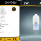 Lampadine LED G4 2W 200LM 12V 10 Pezzi G4-04