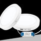 Pannello LED Rotondo da Soffitto 18W 1800LM, 3 Temperature Colore Selezionabili 3000K 4000K 6500K, Plafoniera LED Ø225mm, Altezza 35mm, Fascio 120°, CRI≥80, IP20, 1 Pezzo, P-225B-T3C