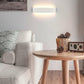Applique da Muro LED 15W Bianca Rettangolare, Lampada da Parete Moderna in Alluminio Verniciato, 3000K-6500K Regolabile, per Camera da Letto, Soggiorno, Corridoio E57-B3C