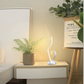 Lampada da Tavolo LED Design Moderno 9W, Luce 3000K/4000K/6500K, DC12V, Lampada Decorativa per Camera da Letto, Soggiorno, Comodino- D04
