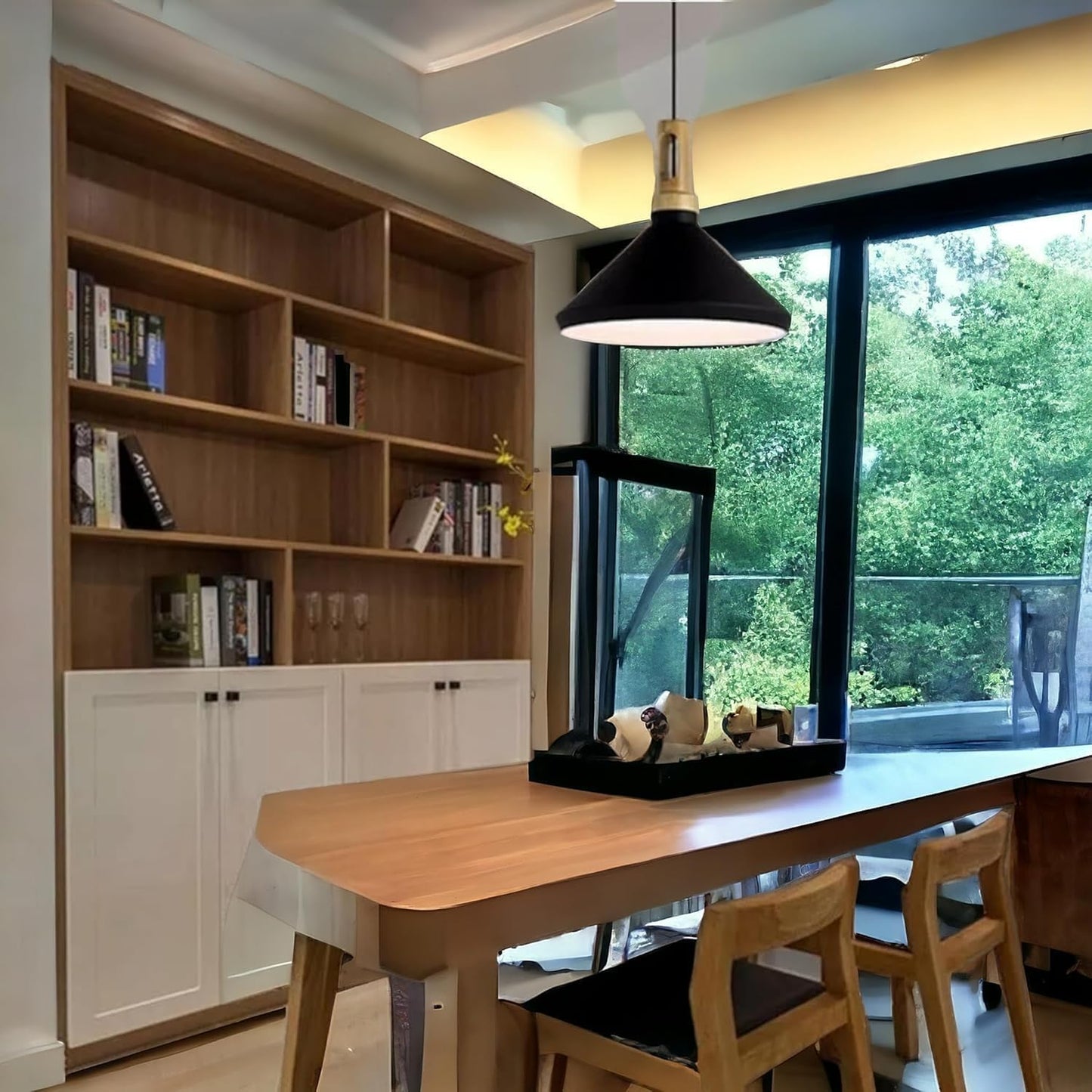 Lampadario da soffitto a sospensione con attacco E27 (lampadina non inclusa) moderno industriale A92