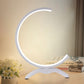 Lampada da Tavolo LED – Design Moderno a Mezzaluna, 9W 630LM, Luce Bianca 3000K/4000K/6500K, Lampada da Comodino e Scrivania, IP20  D30