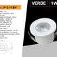 5 Pezzi,Faretti LED da Incasso 1W, Foro Ø32 mm, 80 lm, Luce 3000K/4000K/6500K o Rosso/Verde/Blu, Fascio 30°, AC 110-240V, Corpo in Alluminio, Modello P-31