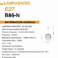 Lampadario A Sospensione Nero E27 Lampada Geometrica da Soffitto Decorativa B86