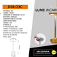 Lampada da Tavolo LED Ricaricabile 3W – Touch Dimmer, 3 Temperature di Colore 3000K/4500K/6000K, Luce Notturna Moderna in Alluminio, Senza Fili – Nero/Oro D38
