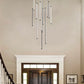 Lampadario Cascata moderno 105w  bianco/nero LP-45