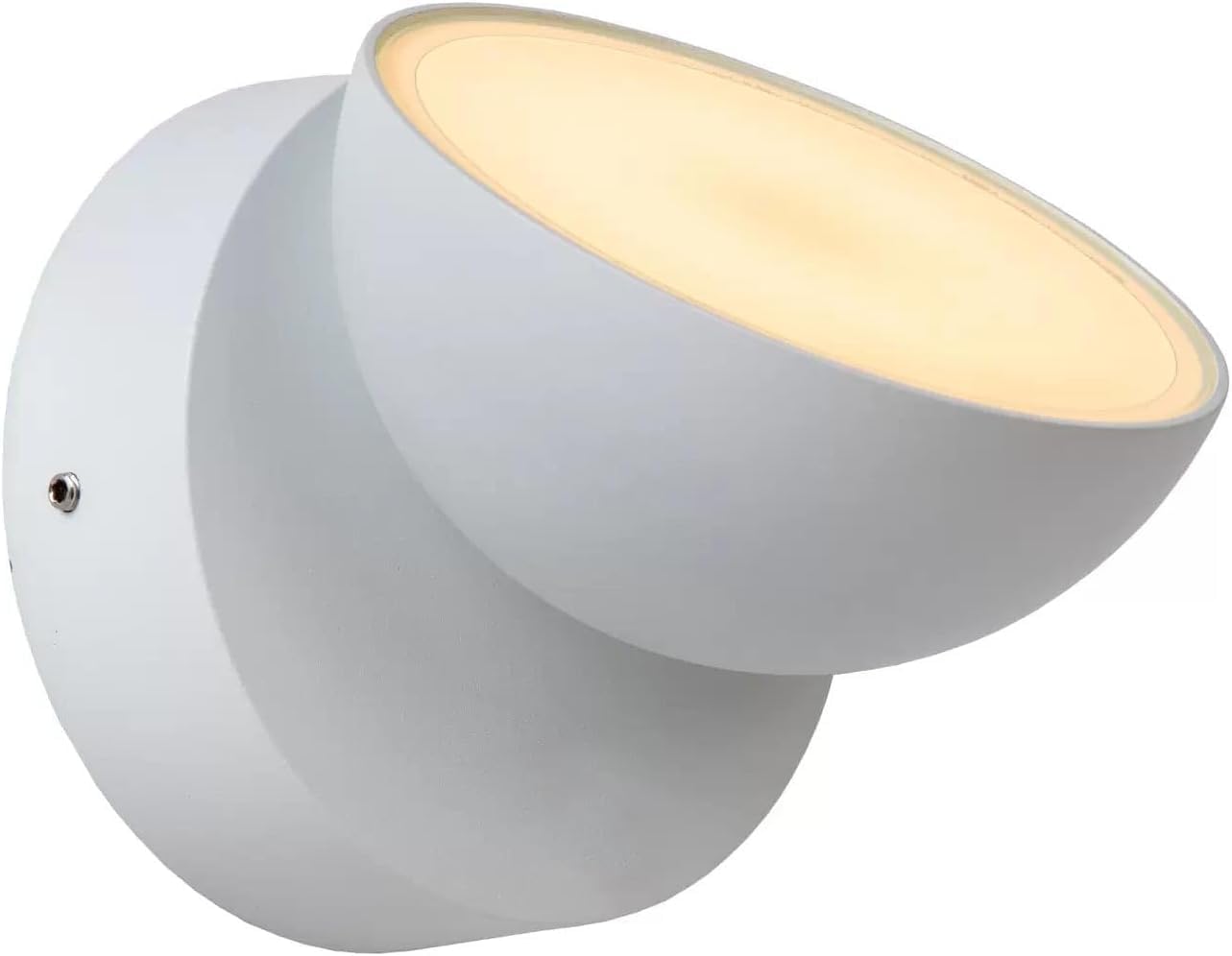 Applique LED da Esterno 12W IP54, Lampada da Parete Moderna Rotonda in Alluminio e Vetro, 720LM, Impermeabile per Facciata, Balcone e Giardino 570
