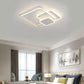 TEKHOME Plafoniera LED 48W Design Quadrato Sovrapposto Bianca Stile Moderno per Interni IP20 per Corridoio Soggiorno Camera da Letto C31-3C
