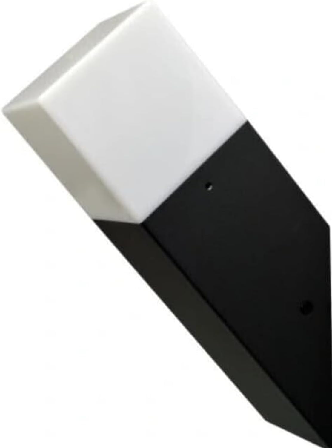 Applique da Esterno E27 IP44, Lampada da Parete Moderna in Alluminio e Acrilico, Attacco E27 (Lampadina no), Impermeabile per Giardino, Facciata, Balcone - Nero/Bianco/Caffè B250