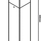 Lampione da Giardino Esterno E27 IP44, Palo Luce LED da Terra in Alluminio per Vialetti, Cortile, Patio, Terrazzo – Altezza 44cm – Compatibile Lampadina E27 (Non Inclusa) H440