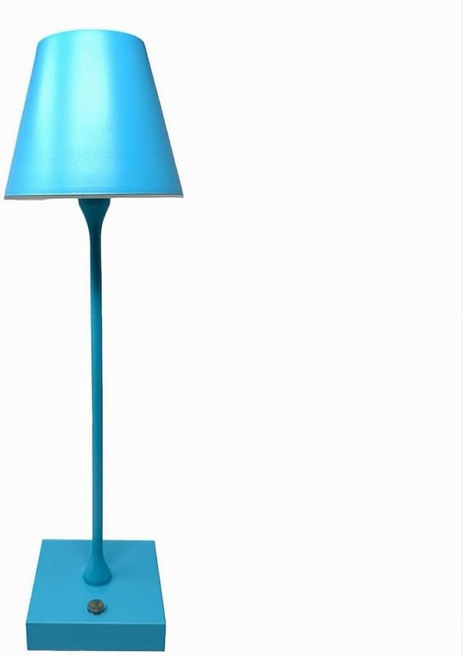 Lampada da Tavolo Ricaricabile LED  – Senza Fili, 3 Temperature di Colore, Dimmerabile Touch, USB, Moderna per Ristorante, Camera, Comodino D27-3C