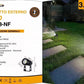 Faretto LED da Esterno 3,5W IP65, Luce Fredda 6500K, Spot da Terra per Giardino e Vialetto, Corpo in Alluminio Nero, Illuminazione Outdoor – ES38-NF