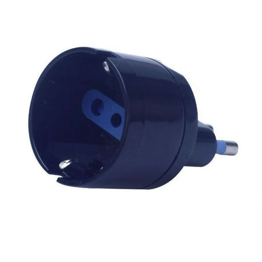 5 Pezzi Adattatore Presa Schuko 16A con Spina Italiana 2P+T – Presa Tedesca Bipasso – Modello 83036