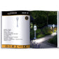 TEKHOME Lampada da Giardino E27 90cm in Alluminio Impermeabile IP55 per Esterno – Palo da Giardino in Stile Classico per Passerella, Cortile, Giardino – Senza Lampadina ES39