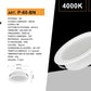 TEKHOME 3PZ Lampadina da Soffitto LED 3W Ø70mm, 240LM, CRI≥80, Alluminio+PC, IP20, Foro Ø55mm, Angolo 120°, — Bianco o Argento, 3000K/4000K/6500K P60