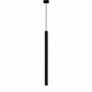 Lampada a Sospensione LED 3W Nera Moderna, Tubo Cilindrico Minimalista con CCT Switch 3000K 4000K 6500K, Luce Focale per Isola Cucina Bar Tavolo – A11-N3C