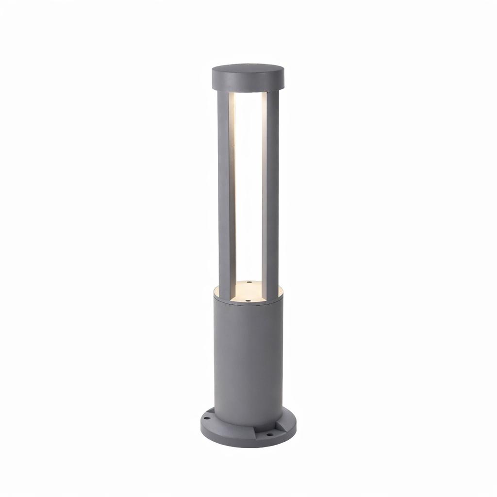Lampione da Giardino LED 12W IP65, Lampada da Esterno Moderna con CCT Switch 3000K 4000K 6500K, Paletto Luce per Viale Cortile Terrazzo – ES28-G3C