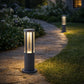 Lampione da Giardino LED 12W IP65, Lampada da Esterno Moderna con CCT Switch 3000K 4000K 6500K, Paletto Luce per Viale Cortile Terrazzo – ES28-G3C