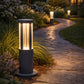 Lampione da Giardino LED 12W IP65, Lampada da Esterno Moderna con CCT Switch 3000K 4000K 6500K, Paletto Luce per Viale Cortile Terrazzo – ES28-G3C