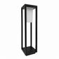 Lampione da Giardino E27 IP65, Lampada da Esterno Moderna in Alluminio, Paletto Luce per Viale Cortile Terrazzo, Nero/Bianco – PT-02