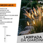 Lampada da Giardino Decorativa LED IP65 24V, Luci Esterno Design Atmosfera per Giardino Prato Bordo Vialetto, Luce Calda Moderna – MK24V-60-N