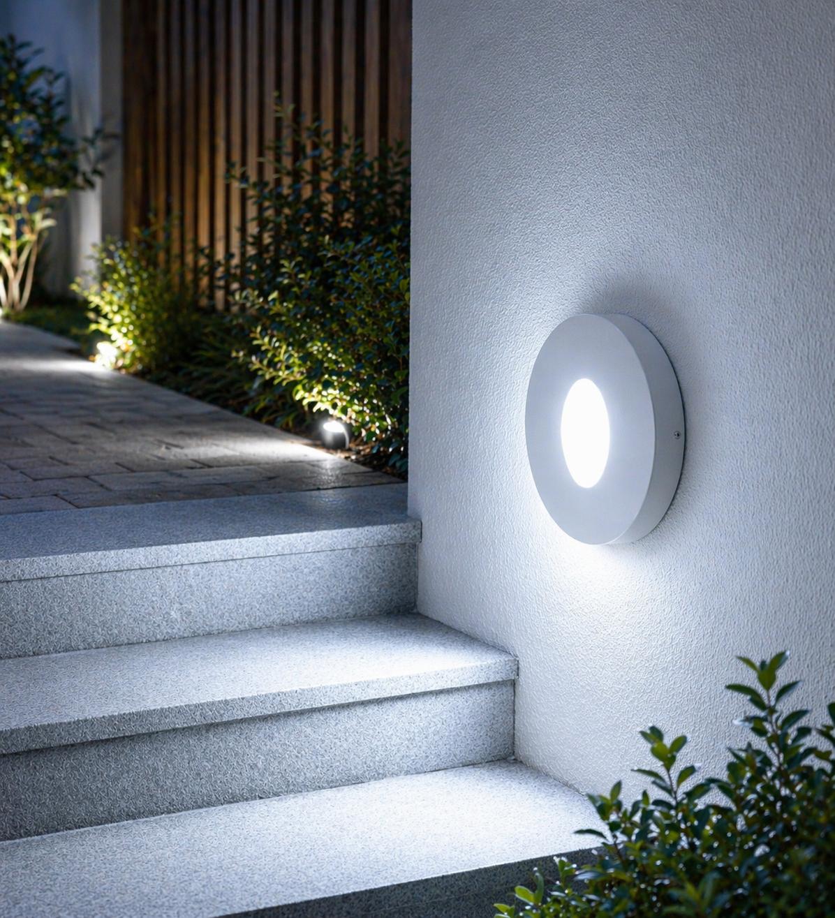 Segnapassi LED da Incasso 1.5W, Luce 3000K/4000K/6500K, IP54 Impermeabile, Faretto Segnapasso per Scale, Corridoio e Parete, Ø48mm Foro 42mm, 145LM, Alluminio SG-11