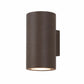 Applique da Esterno IP65 GU10, Lampada da Parete Up & Down 2 Luci, Design Moderno in Alluminio per Giardino, Terrazzo e Facciata, Impermeabile, Lampadina Non Inclusa ES14-C
