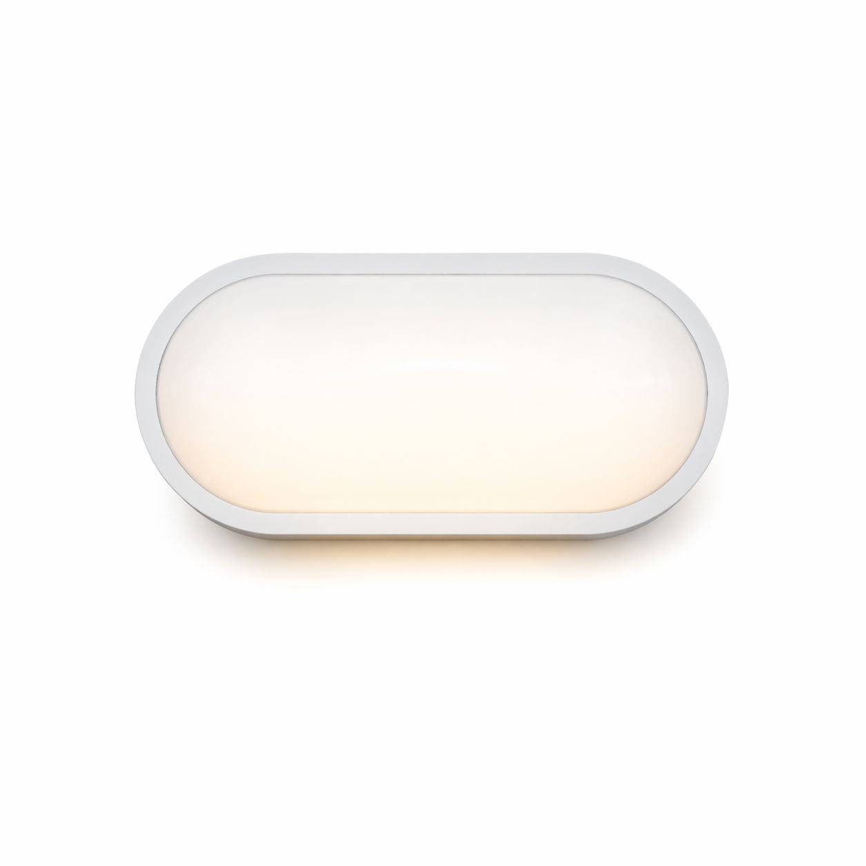 Plafoniera LED da Esterno IP65 18W, Lampada da Parete o Soffitto, Luce Regolabile 3000K/4000K/6500K, 1900LM, Design Ovale per Garage, Balcone e Ingresso, Impermeabile ES51-3C