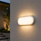 Plafoniera LED da Esterno IP65 18W, Lampada da Parete o Soffitto, Luce Regolabile 3000K/4000K/6500K, 1900LM, Design Ovale per Garage, Balcone e Ingresso, Impermeabile ES51-3C
