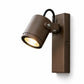 Applique da Esterno Orientabile, Lampada da Parete Moderna per Giardino e Terrazzo, Faretto Regolabile in Alluminio e Vetro, Luce Direzionabile per Facciata, Lampadina Non Inclusa 539WA-B172-C