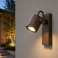 Applique da Esterno Orientabile, Lampada da Parete Moderna per Giardino e Terrazzo, Faretto Regolabile in Alluminio e Vetro, Luce Direzionabile per Facciata, Lampadina Non Inclusa 539WA-B172-C