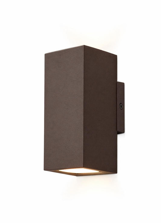 Applique da Esterno GU10 IP65 Up Down, Lampada da Parete Moderna Doppia Emissione per Giardino Terrazzo Facciata, Impermeabile in Alluminio, Luce su e giù, Lampadina Non Inclusa ES55-C
