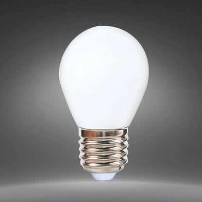 5PEZZI Lampadina LED E27 G45 4W, Mini Globo Opaco, 300LM, Luce Calda 2700K / Naturale 4000K / Fredda 6500K, Non Dimmerabile, 220V, per Lampadari e Abat Jour, G45A Series