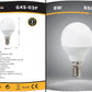 Lampadine LED E14 G45 6 Pezzi, 6W 540LM, Luce Calda 3000K / Naturale 4000K / Fredda 6500K, Mini Globo Opaco, Basso Consumo, per Lampadari e Abat Jour, Serie G45-03