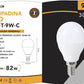 Lampadine LED E14 G45 9W 6 Pezzi, 820LM, Luce Calda 3000K / Naturale 4000K / Fredda 6500K, Mini Globo Opaco, Basso Consumo Energetico, Serie G45T-9W