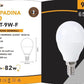 Lampadine LED E14 G45 9W 6 Pezzi, 820LM, Luce Calda 3000K / Naturale 4000K / Fredda 6500K, Mini Globo Opaco, Basso Consumo Energetico, Serie G45T-9W