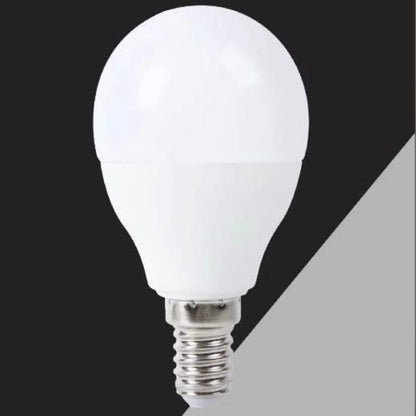 Lampadine LED E14 G45 9W 6 Pezzi, 820LM, Luce Calda 3000K / Naturale 4000K / Fredda 6500K, Mini Globo Opaco, Basso Consumo Energetico, Serie G45T-9W