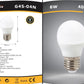 Lampadine LED E27 G45 6W 6 Pezzi, Mini Globo Opaco, Luce Calda 3000K / Naturale 4000K / Fredda 6500K, 540LM, Basso Consumo, Serie G45-04