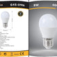 Lampadine LED E27 G45 8W 6 Pezzi, 700LM, Luce Calda 3000K / Naturale 4000K / Fredda 6500K, Mini Globo Opaco, Basso Consumo Energetico, Non Dimmerabili, Serie G45-09