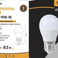 Lampadine LED E27 G45 9W 6 Pezzi, 820LM, Luce Calda 3000K / Naturale 4000K / Fredda 6500K, Mini Globo Opaco, Basso Consumo, Non Dimmerabili, Serie G45-9W