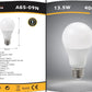 Lampadine LED E27 A65 13.5W 6 Pezzi, 1350LM, Luce Calda 3000K / Naturale 4000K / Fredda 6500K, Lampadina LED Grande Formato, Basso Consumo, Non Dimmerabile, Serie A65-09