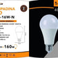 Lampadine LED E27 A70 16W 6 Pezzi, 1600LM, Luce Calda 3000K / Naturale 4000K / Fredda 6500K, Lampadina LED Alta Luminosità, Basso Consumo, Non Dimmerabile, Serie A70-16W