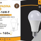 Lampadine LED E27 A70 16W 6 Pezzi, 1600LM, Luce Calda 3000K / Naturale 4000K / Fredda 6500K, Lampadina LED Alta Luminosità, Basso Consumo, Non Dimmerabile, Serie A70-16W