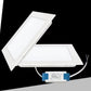Faretto LED da Incasso Quadrato 3W 210LM, 3 Colori Selezionabili 3000K 4000K 6500K, Pannello LED Ultrasottile 90x90mm, Foro 70x70mm, Fascio 120°, CRI≥80, 1 Pezzo, P-73A-Q3C