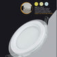Faretto LED da Incasso Rotondo 9W 780LM, 3 Colori Selezionabili 3000K 4000K 6500K, Pannello LED Ø120mm, Foro Ø95mm, Fascio 120°, CRI≥80, 1 Pezzo, P-94E-T3C